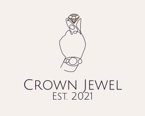 Diamond Hand Jewelry  logo design