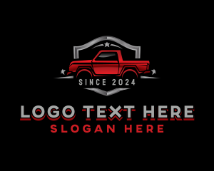 Transport - Automobile Pickup Mechanic logo design