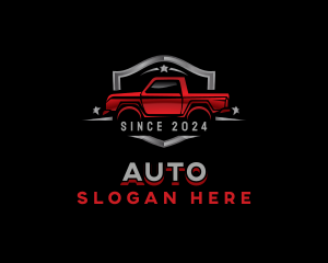 Automobile Pickup Mechanic Logo