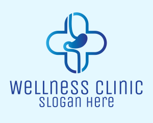 Clinic - Gastroenterologist Clinic Cross logo design