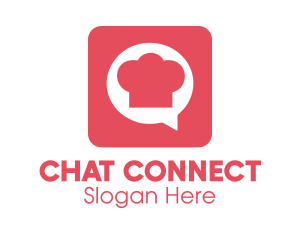 Chat - Chef Restaurant Chat logo design