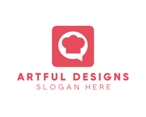 Chef Restaurant Chat logo design