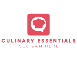 Chef Restaurant Chat logo design