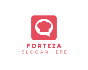 Chef Restaurant Chat logo design