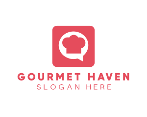 Chef Restaurant Chat logo design