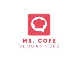 Chef Restaurant Chat logo design