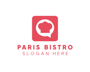 Chef Restaurant Chat logo design