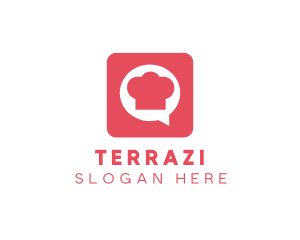 Chef Restaurant Chat logo design