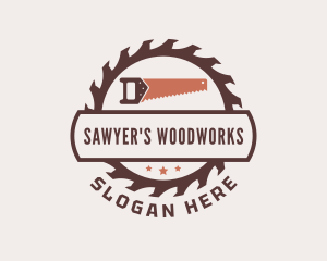 Sawyer - Saw Carpentry Tool logo design