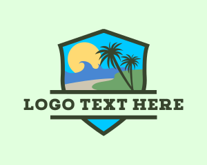 Resort - Seaside Wave Resort logo design