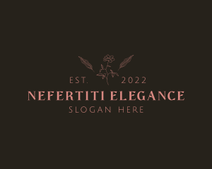 Floral Beauty Elegant logo design