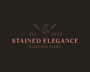 Floral Beauty Elegant logo design