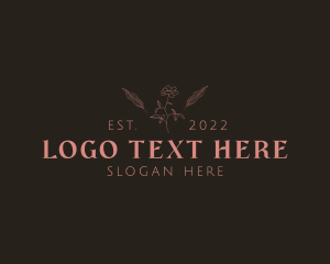 Elegant - Floral Beauty Elegant logo design