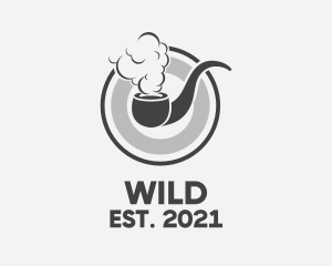 Hipster - Hipster Smoke Pipe logo design