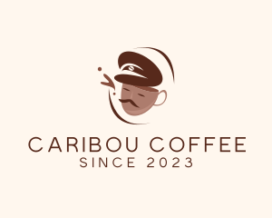 Coffee Cafe Officer logo design