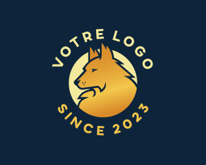 Wildcat - Gold Lynx Animal logo design
