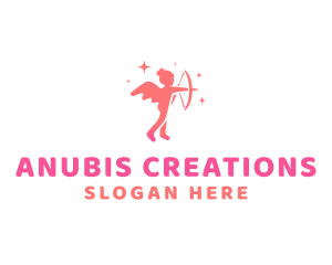 Female Cupid Boutique logo design