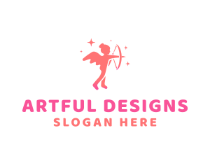 Female Cupid Boutique logo design