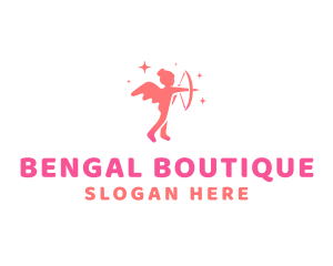 Female Cupid Boutique logo design