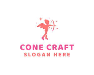 Female Cupid Boutique logo design