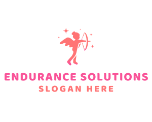 Female Cupid Boutique logo design