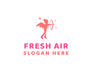 Female Cupid Boutique logo design