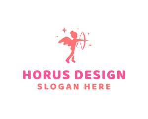 Female Cupid Boutique logo design