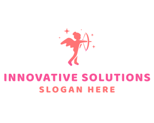 Female Cupid Boutique logo design