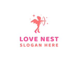 Valentines - Female Cupid Boutique logo design