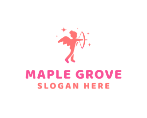 Female Cupid Boutique logo design