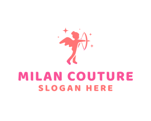 Female Cupid Boutique logo design