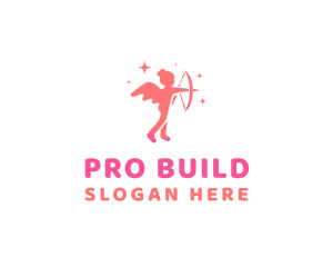 Female Cupid Boutique logo design