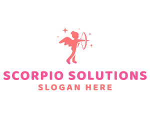 Female Cupid Boutique logo design