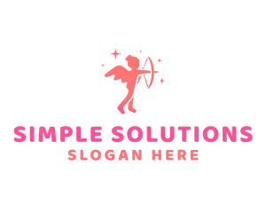 Female Cupid Boutique logo design