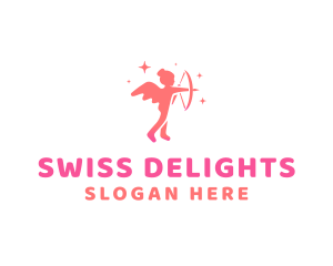 Female Cupid Boutique logo design