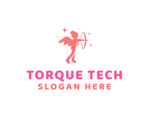 Female Cupid Boutique logo design