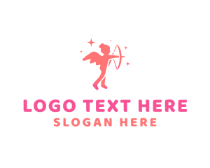Heavenly - Female Cupid Boutique logo design