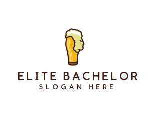 Beer Foam Head logo design