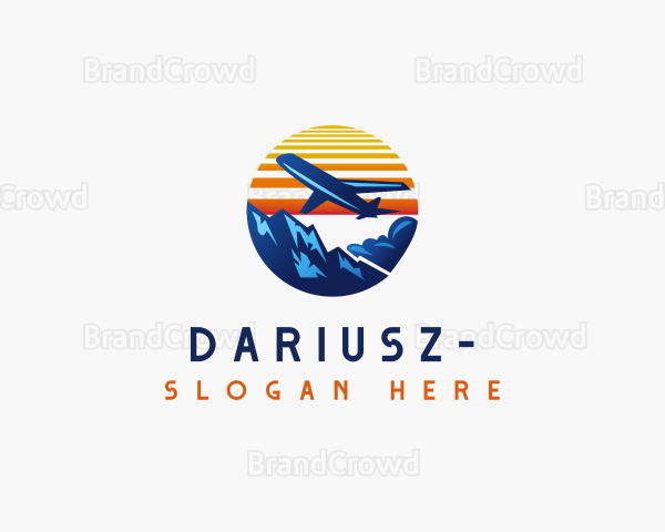 Airplane Travel Vacation Logo