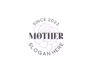 Aromatherapy - Minimalist Rose Wordmark logo design