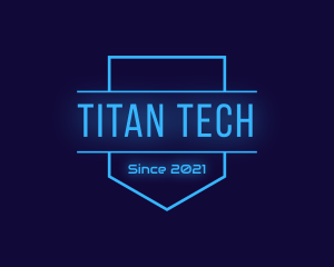 Computer Tech Badge logo design