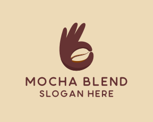 Mocha - Cafe Coffee Bean logo design