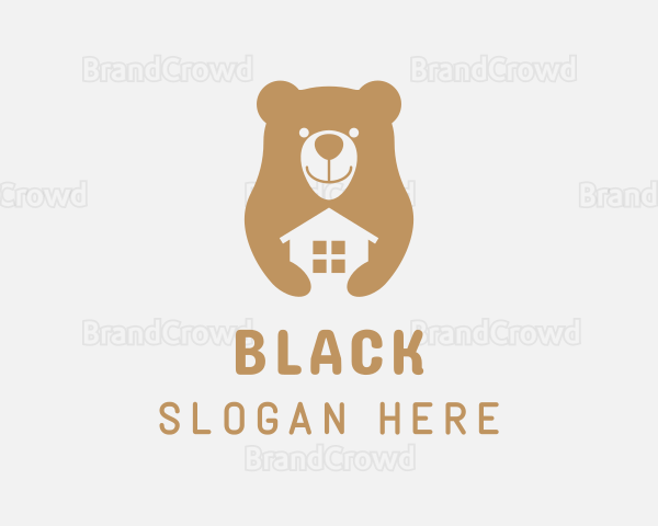 Cute Bear House Logo