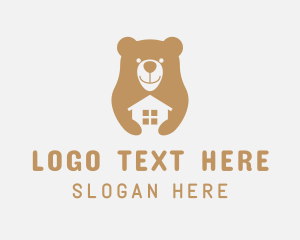 Cute - Cute Bear House logo design