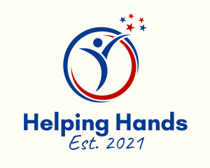 Humanitarian - Patriotic Humanitarian Organization logo design