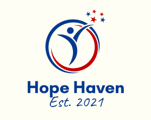 Humanitarian - Patriotic Humanitarian Organization logo design