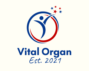 Patriotic Humanitarian Organization logo design