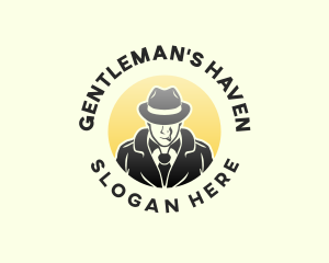 Mysterious Male Investigator logo design