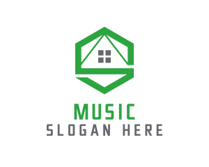 Architecture - Hexagon House S logo design