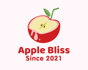 Natural Apple Juice  logo design